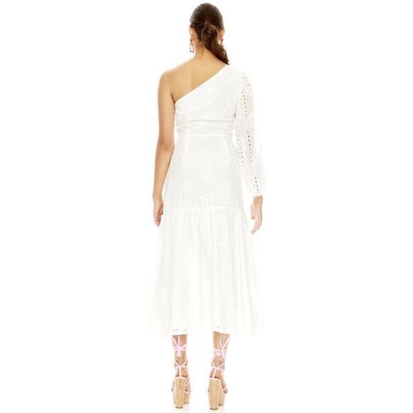 Talulah Never Let me Go Linen Midi dress in white - Picture 5 of 13